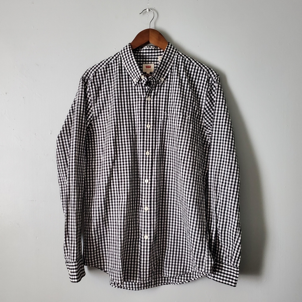 Levi's | NWT Men's Checkered Casual Long Sleeve Button Shirt